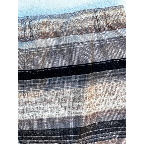 Free W/Purchase Y2K Old Navy Mini Skirt Fall Winter Stripes Gray Lavender Mauve - Picture 8 of 9